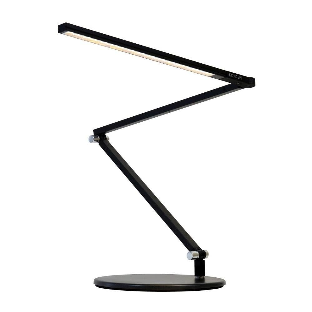 KONCEPT AR3100-WD-MBK-DSK Z-Bar Mini - 25.64 Inch 6.5W 1 LED Desk Lamp, Metallic Black Finish