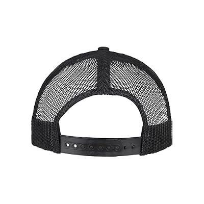 Flexfit Trucker Cap, Classic Trucker Hat, Baseball Trucker Cap with 5-Panel and Mesh Back, Adjustable Baseball Hat with Plastic Closure, Headwear, Unisex, Available, Size: One Size