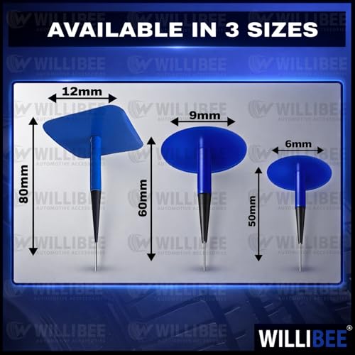 Image of WILLIBEE 5 Pcs Mushroom Plug Tubeless Tyre Puncture Repair Kit for Bike & Car | Tire Puncher Repair Patches (5 Pcs, (60 x 9mm))