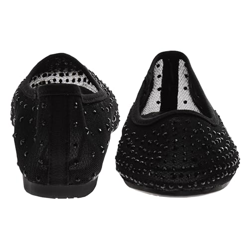 Girls Mary Jane Shoe Flats - Casual Dress Flat Slipon Shoes (Sizes: 11-13 Little Kid / 1-4 Big Kid)3