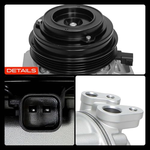 A-Premium Air Conditioner AC Compressor with Clutch Compatible with Ram 1500 2019-2021, 1500 Classic 2019 & Jeep JL Series Wrangler 2020-2023, 3.6L by A-Premium - Image 9