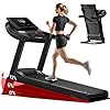 UMAY 20% Incline Treadmill for Home, 400 lb Capacity - Folding Treadmills wtih 3.5HP, 42.5" Wide Running Area & Shock Absorption for Running/Walking