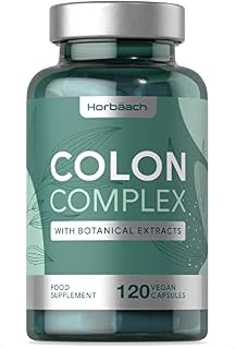 Colon Cleanse Complex | 120 Vegan Capsules | Natural Cleanser with Aloe Vera, Psyllium Husk, Ginger Root, Cayenne Pepper and More! Digestive Support Supplement | by Horbaach