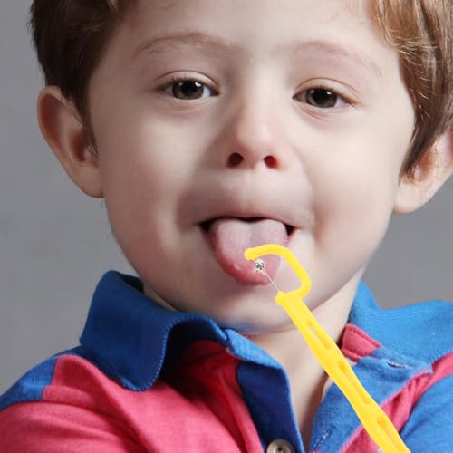 Image of DOITOOL Tongue Trainer Set 4 Pack Tongue Tip Exercise Tool for Kids Oral Muscle Training Tool for Speech Delay Autism Communication Devices Muscle Coordination