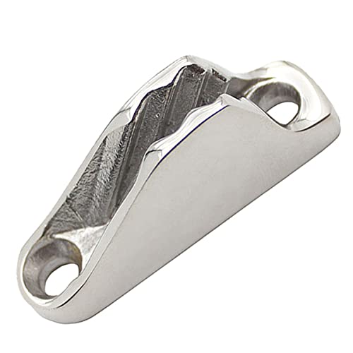 VICASKY Stainless Steel Sailboat Rope Clipper Durable Jam Cleat for Easy Maintenance of Sail Shape Accessory for Boating Enthusiasts