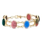 Ross-Simons Multi-Gemstone Scarab...