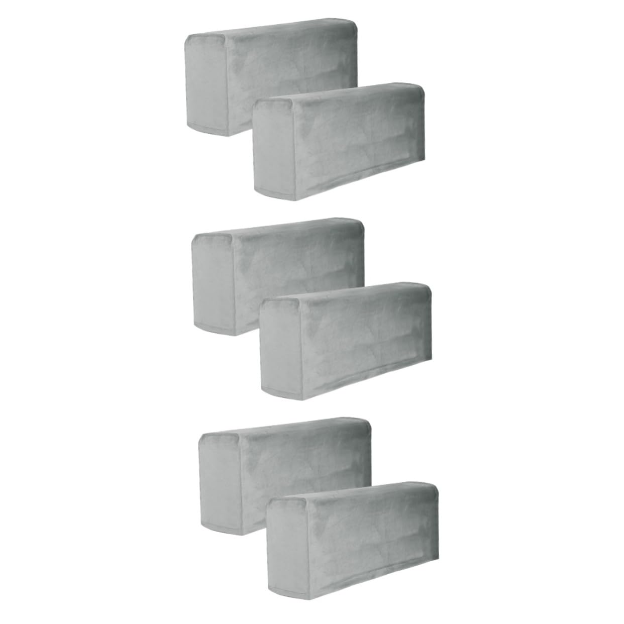 Couverture de bras de canapé gris OUNONA | Lot de 3 ensembles de 2 pièces