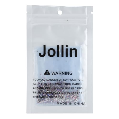 Image of Jollin Glue Fix Crystal Flatback Rhinestones Glass Diamantes Gems for Crafting Nail Art Crafts Decorations Clothes Shoes 1.4mm (ss3 2880pcs, Pink AB)