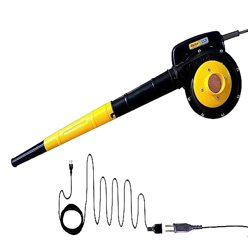 Image of Elmico 700W Guaranteed Motor Heavy Duty Electric Blower with /100% Copper armature /10FT Extension Wire 1 Extra Blower Pipe (Made in India) Dust Remover /Pc Cleaner /Electric Air Blower