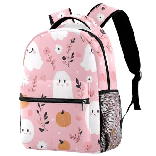 Sac à dos décontracté d'Halloween grand format pour fille et garçon primaire
