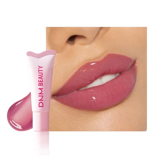Image of Tinted Lip Serum Melting Lip Balm, Hydrating Tinted Lip Balm For A Glossy Finish & Soft, Nourished Lips with Plumping Polypeptides, Supple Lips, Vegan & Cruelty-Free (01#Strawberry Milk)