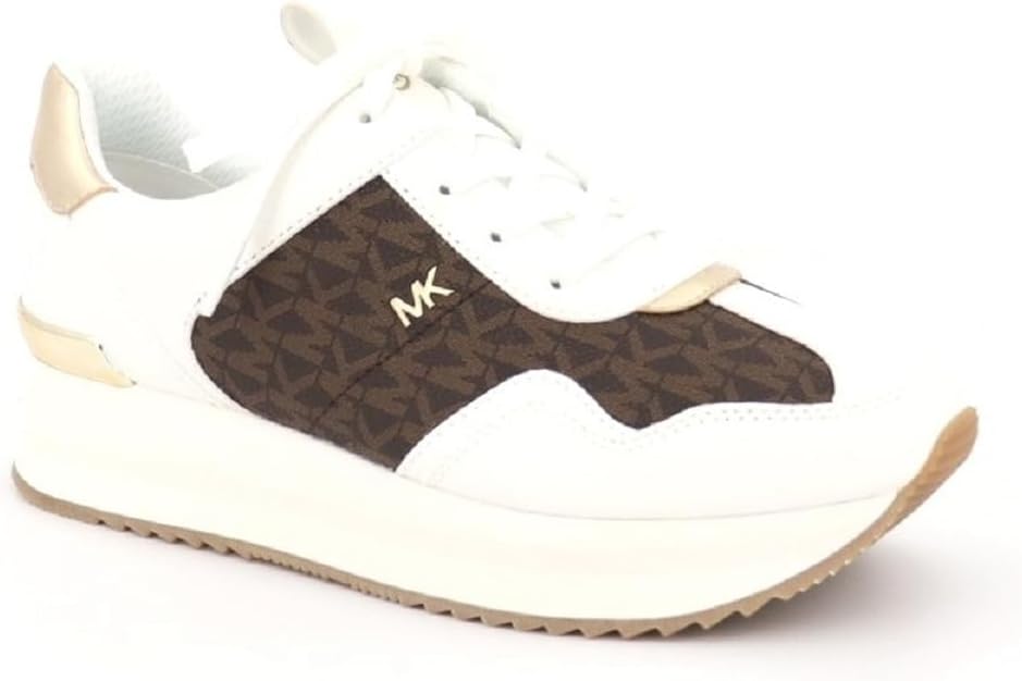 Michael Kors Women's Raina Trainer, Brown, 6 - Image 2