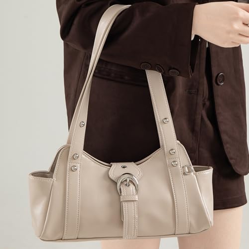 Sac à main rétro en similicuir vintage à poignée haute - 2