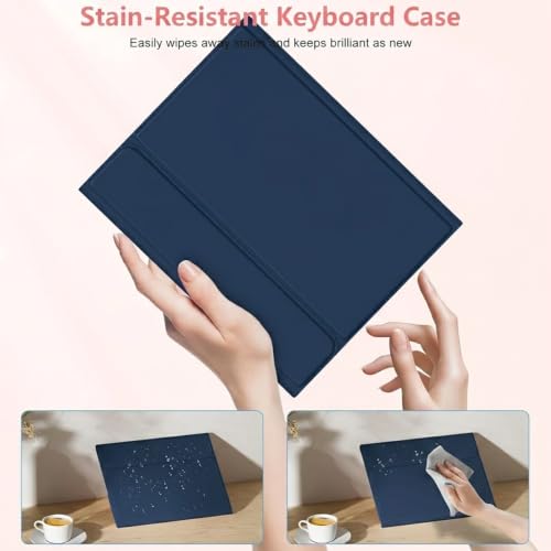 Funda con teclado para iPad Air 11 con retroiluminación de 7 colores 7
