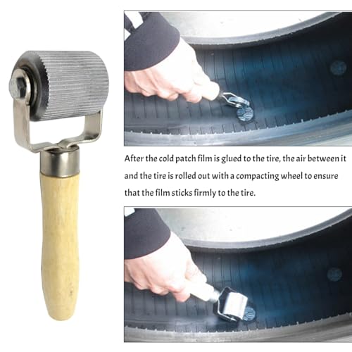 Bittwee Ferramenta de instalação de metal com rolo de amortecimento de som para carro, 3 peças, roda