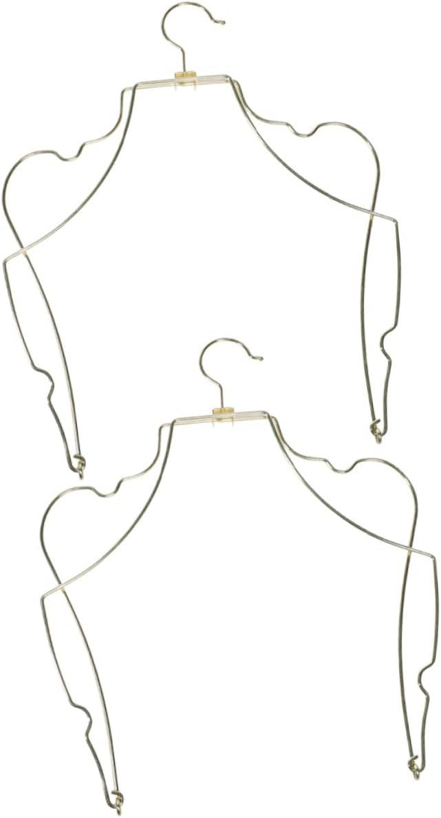 OUNONA Bathing Suit Display Hangers 2pcs Metal Swimsuit Hangers for Retail Store