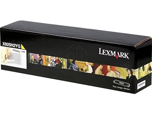 Toner yellow Lexmark X925H2YG original pour imprimer 7500 pages nettes