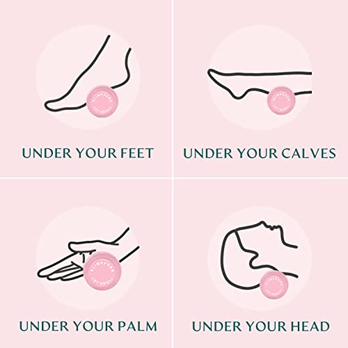 Slimppers Let's Roll Foot Roller Foot Massager Roller For Plantar Fasciitis Relief & Neuropathy - Massage Your Feet, Relieve Foot Pain In Heel, Arch And Muscles (Pink) #TOP5