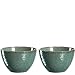 Produktbild Leonardo Matera Keramik-Schalen, 2-er Set, spülmaschinengeeignete Schüsseln, 2 Steingut-Schalen mit Glasur, grün, 980 ml, Ø 15,3 cm, 026986