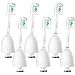 Vochigh Replacement Toothbrush Heads Compatible with Philips Sonicare Electric Toothbrush fit Sonicare Cleancare & E-Series HX7022 Electric Brush Handles, 6 Pack