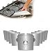 Stove Burner Covers, Reuseable Gas Range Protector Stove Top Liners With Double Thickness, Non-Stick, Easy To Clean (10-Pack)