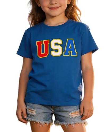 Grils Boys 4th of July Shirt USA Shirt American Flag Shirt Fourth of July Shirts Independence Day Patriotic Tees Tops