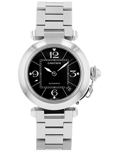 [カルティエ] CARTIER 腕時計 W31076M7 パシャC ウォッチ 35mm SS ブラック文字盤 (角型カレンダー) [中古品] [並行輸入品]