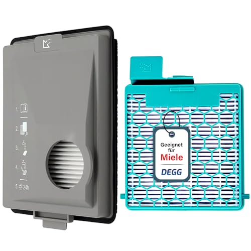 DEGG Filter Set - Kompatibel mit Miele Boost CX1 Staubsaugern -...