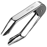 LABRIMP sándwich de piña ojo de piña removedor de piña compacto pelador de ojos de piña pequeña pelador de hojas herramienta de frutas removedor de ojos de piña de cocina Acero inoxidable