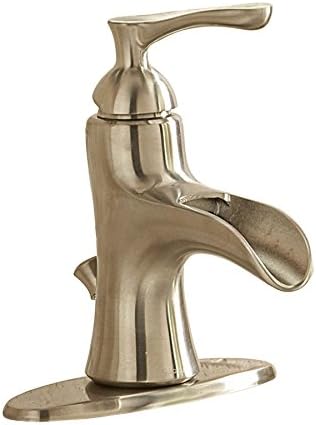 Giagni Andante Brushed Nickel 1-Handle Single Hole/4-in Centerset WaterSense Bathroom Sink Faucet