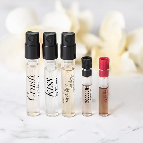 image for Kiss by Rihanna 5 Rihanna perfume samples for women: Crush, Reb'l Fleu