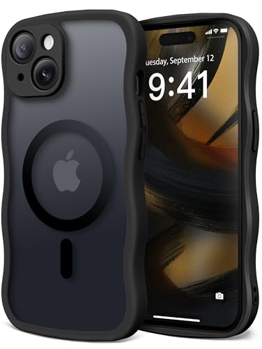 CAPRARO Cute for iPhone 15 Plus Case, Compatible with MagSafe