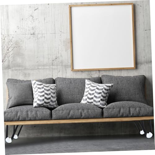 Pieds de table basse robustes supports de meuble durables noir mat - 7