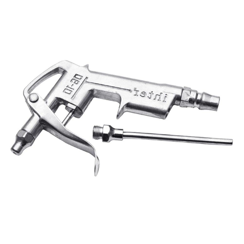 Guaber High Performance Dust Blow Tool Blow Pneumatic Blow Tool Air Compressor with Long Angled Nozzle Attachment Accessory Pneumatic Blow kit