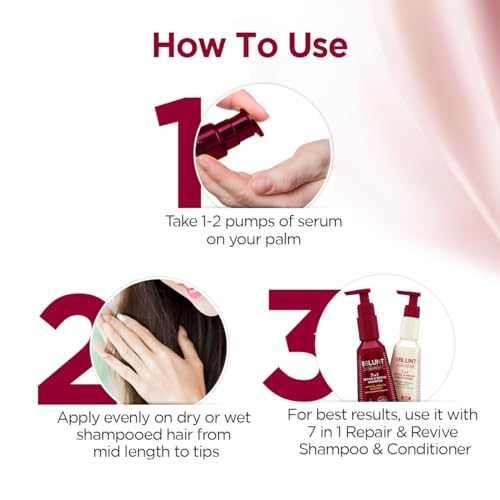 Image of BBLUNT 7 in 1 Repair & Revive Oil Hair Serum for Upto 100% Damage Repair - 70 ml | Addresses 7 Signs of Hair Damage | Enriched with Ceramides & Argan Oil | For Men & Women