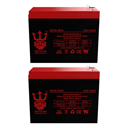 Neptune Power Products replacement 12V 10AH Replacement for SHOPRIDER Echo...