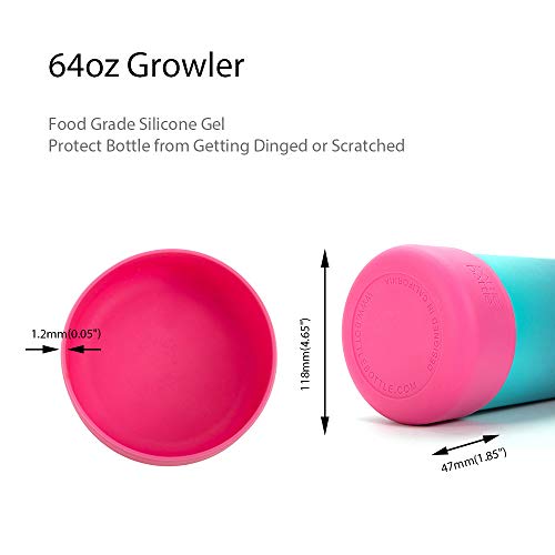 image for bottlebottle Protective Silicone Sleeve Fit 12 - 64oz for Hydro Flask,