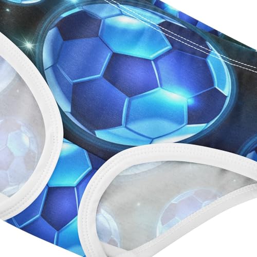 Pattern Toddler Girls Underwear 2t Cotton Girl Panties Cute Blue Soccer Balls Dark Starry Briefs Undies Kids4