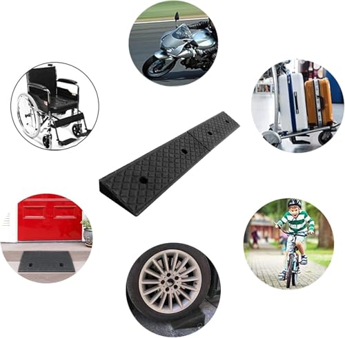 Rampas de caucho de 17 x 8 cm para coches y motos miniatura 7