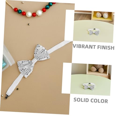 BESTYASH 10Pcs Adjustable Sequin Bow Ties for Pre Tied Sparkle Bowties for Boys for Weddings Graduations and Performances3