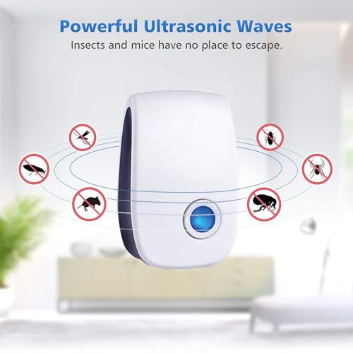 Fire Tracks Limited 6 Pack Ultrasonic Insect Repeller, Electronic Insect Mouse Repellent thumb #1