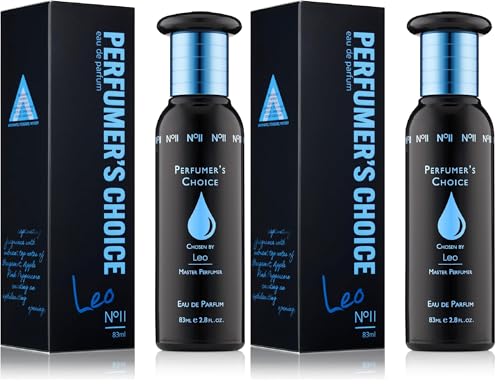 Image of PERFUMER'S CHOICE No 11 by Leo Perfume for Men. 83ml Eau de Parfum, Luxury Fragrance - Mens Aftershave, Long Lasting Fragrance by Milton-Lloyd (Pack of 2)
