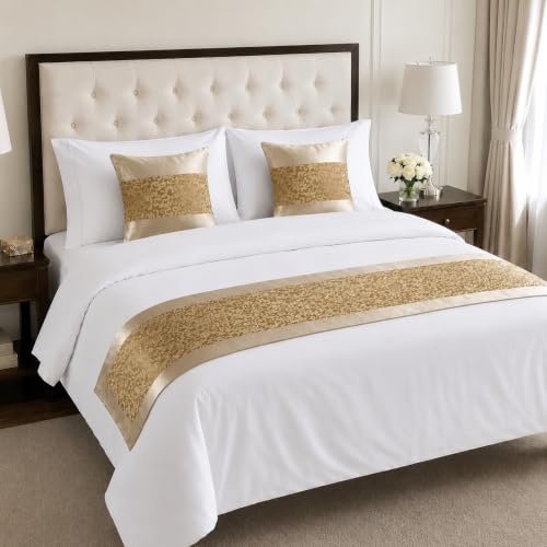 SEESNOW Jacquard Bed Runner Set