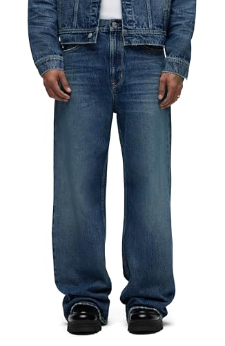 HUDSON Men's Luca Loose Fit Wide Leg Denim Pant