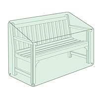 CHARLES BENTLEY Garden Furniture Bench Cover, Waterproof, Tear Resistant, For Outside, Patio, Garden Bench Cover, Windproof, Rectangular, Medium, Weatherproof, Easy To Store, In Green (125x90x63cm)