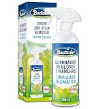 Bactador Eliminador De Olores Y Manchas 750ml - Spray - Limpiador Enzimático Biológico - Eliminador de olores - Para El Hogar, Coche Y Entorno Animal - neutralizador de olores para gatos