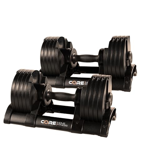 Core Fitness Adjustable Dumbbell Weight Set