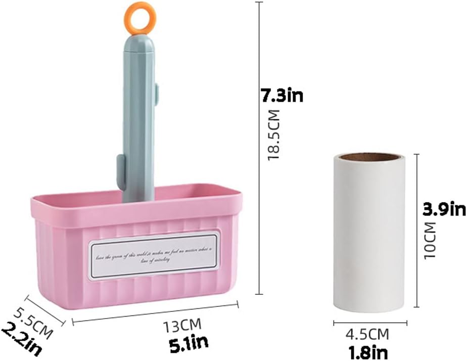 Cactus Shape Lint Roller for Pet Hair Extra Sticky Dog & Cat Hair Lint Removal Roller 1 Handle + 60 Sheets for Clothes Rodillo quitapelusas Fur Removal Tool(Color:OneColor)