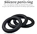 2 Color Newly 6Pcs Silicone Rings Sets Male Toys for Couples for Men for Games Erection Longer Harder Stronger Cock Enlargement Machine Easy in Sweater Pocket 08L26115A3