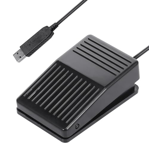 Docooler Juego USB Interruptor de pie Teclado Interruptor de acción Pedal HID